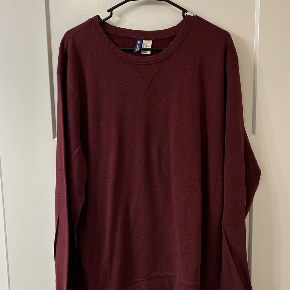 Divided Maroon Sweatshirt